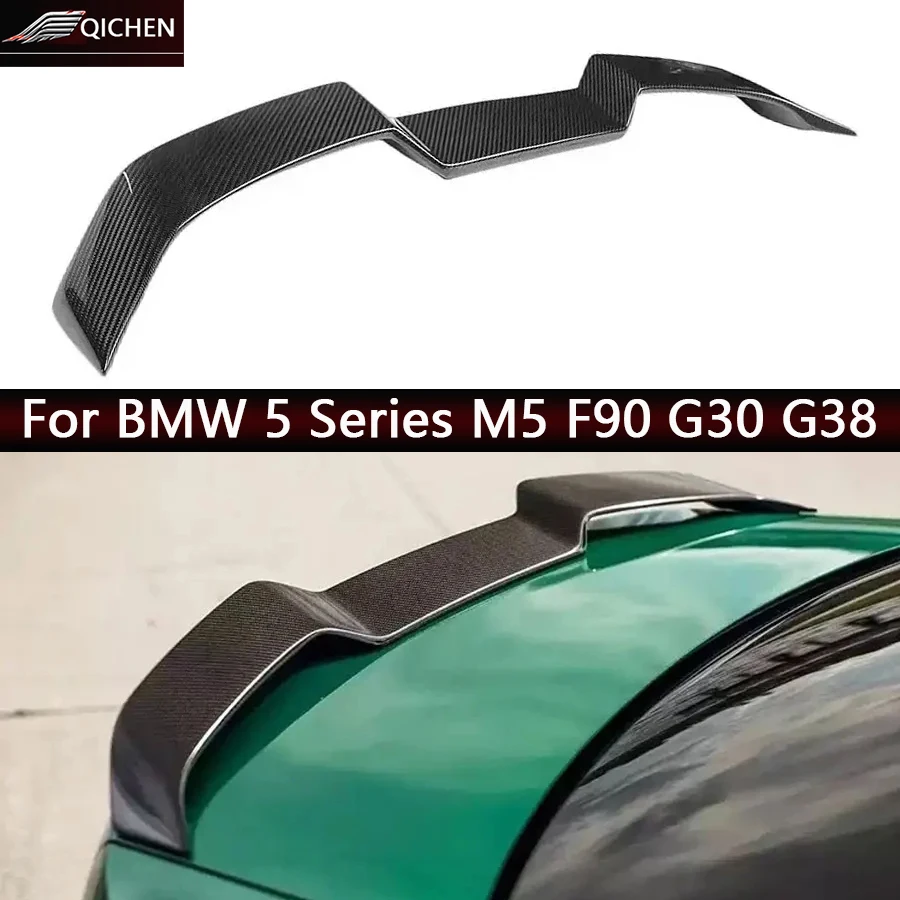 

Для BMW 5 серии M5 F90 G30 G38 530i 540i хвостовые плавники из углеродного волокна задний спойлер крыло утконоса модернизация автомобильные аксессуары кузовный комплект