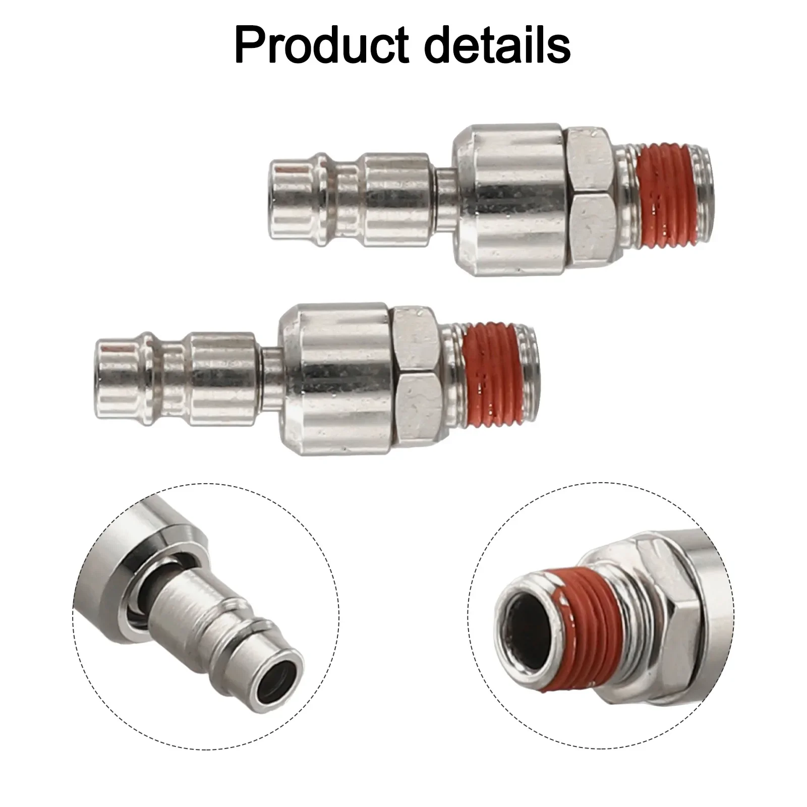 

360 Degree Rotation Air Connector Air Hose Connection Flexible Hose Connection Heavy Duty High Pressure Resistant For Air Tools