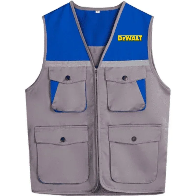 DeWalt Workwear Waistcoat High-End Multi-Pocket Decoration Staff Work Clothes Work Vest