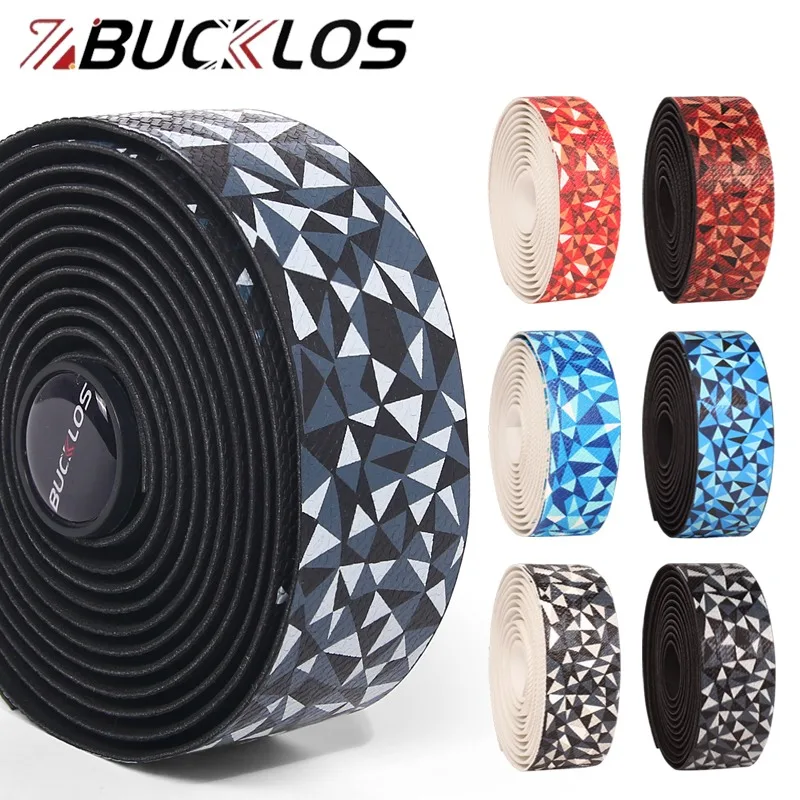

BUCKLOS Road Bicycle Handlebar Tape Gradient Bicycle Handlebar Tapes PU EVA Racing Bike Drop Bar Tape Road Bike Accessories
