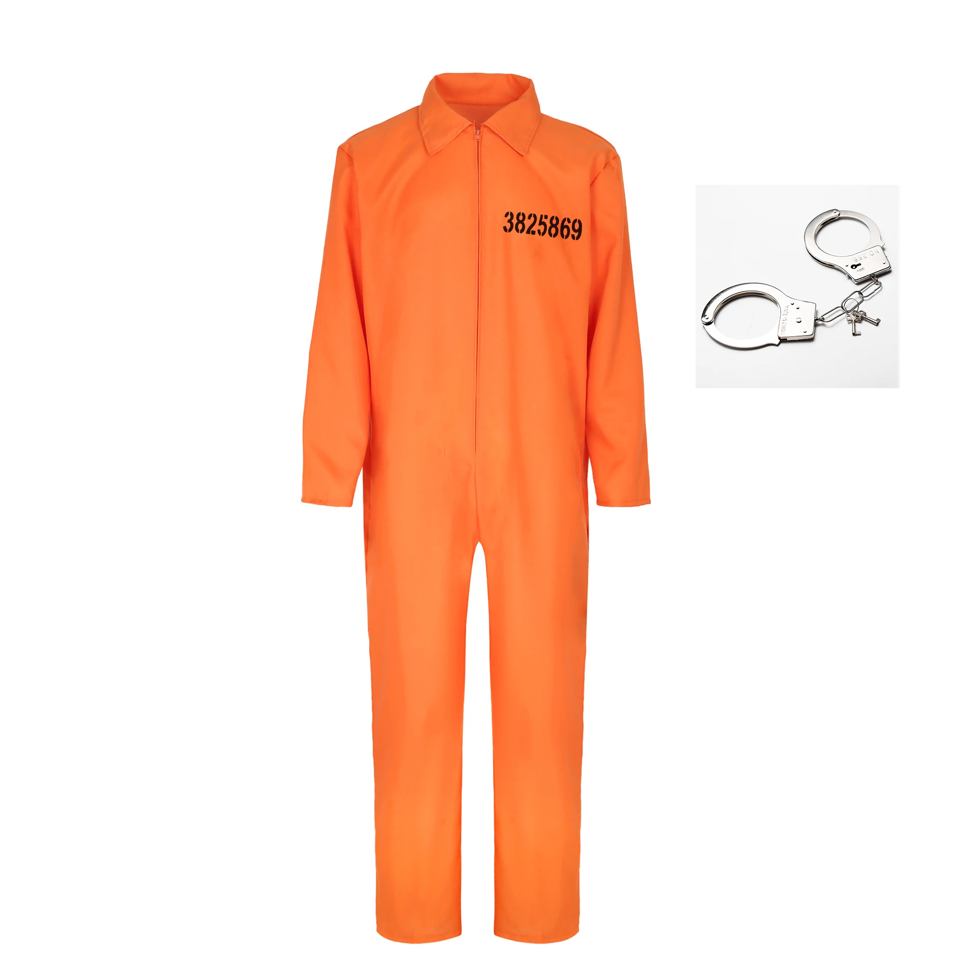 Costume de cosplay Super Luigi pour hommes et femmes, uniforme de prison criminelle, tenue de détenu, combinaison de barbe, carnaval, Halloween