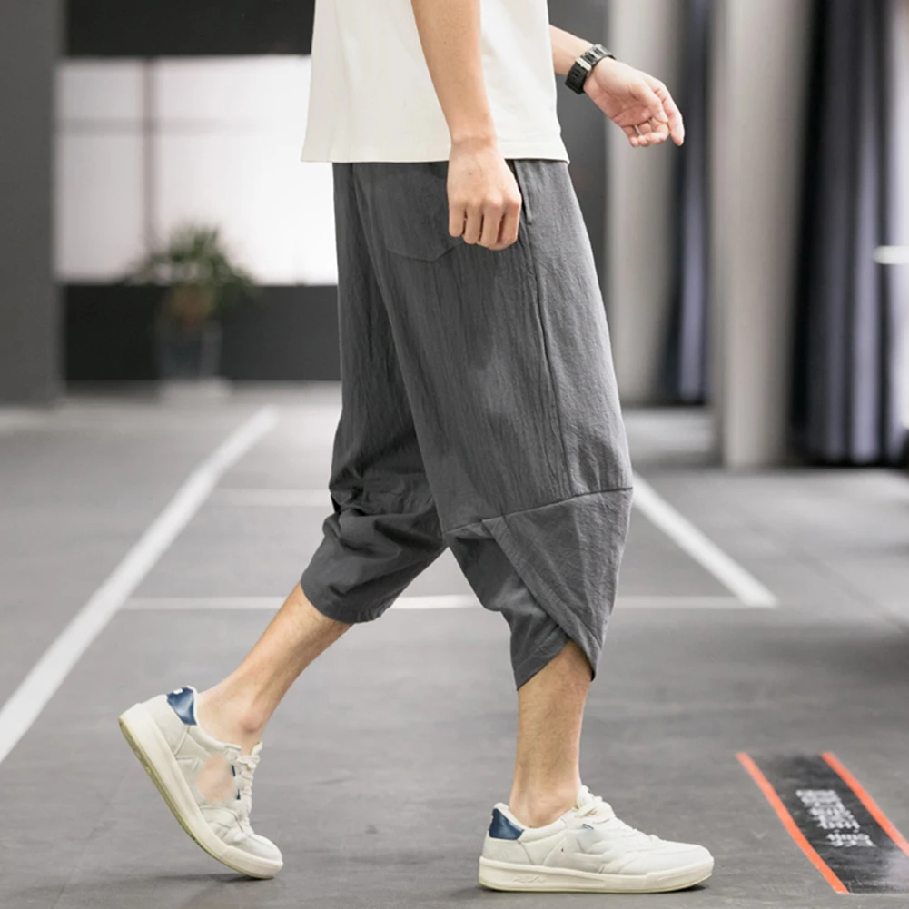 Pantaloni Haren da uomo pantaloni corti larghi a vita media estivi per la vendita di liquidazione in spiaggia trasporto di goccia all'ingrosso