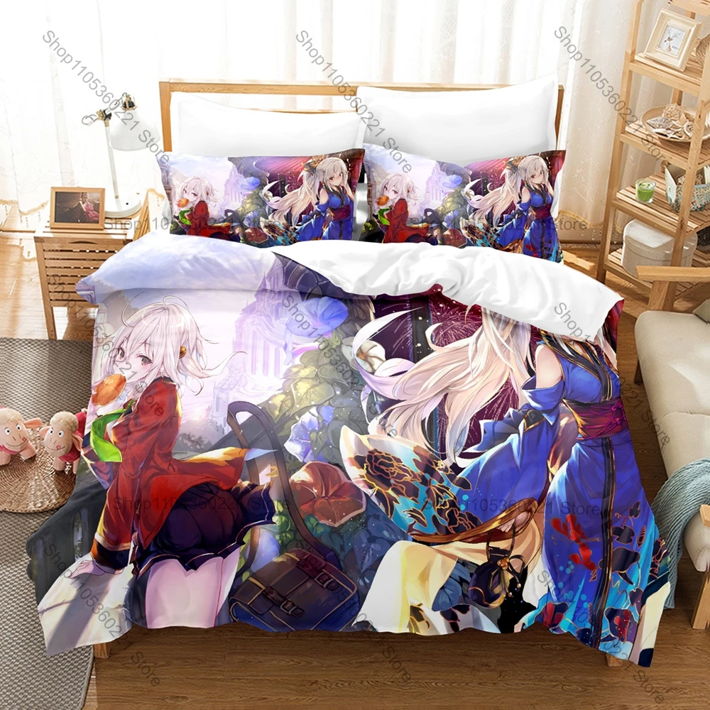 

Popular Isekai The Genius Prince's Pattern 3 In 1 Bedding Set Quilt Cover With Two Pillowcases Comfortable Household Bedding