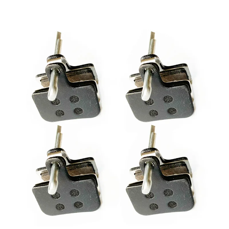 4 Pairs Semi Metallic Bicycle Disc Brake Pads With Springs & Cotter Pins for SRAM Avid DB1 DB3 DB5 SRAM Force ETAP AXS