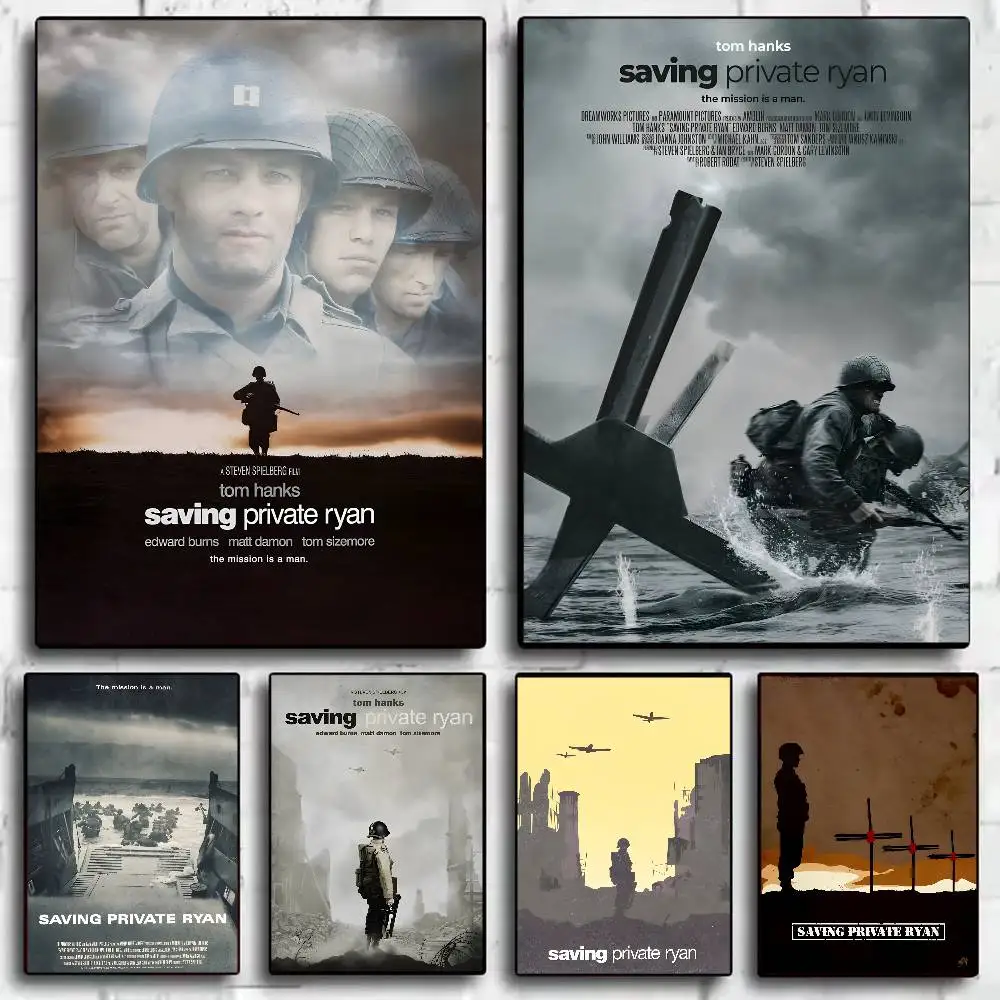 S-Saving P-Private Ryan Poster HD art sticky wall waterproof home living room bedroom bar aesthetic decoration