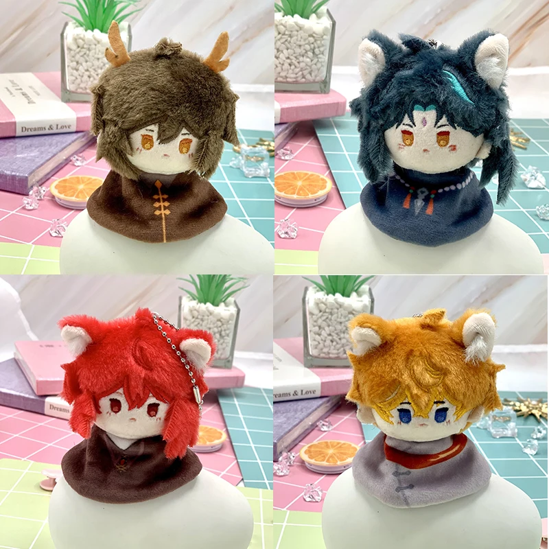 Genshin Impact Plush Toy Soft Pendant Zhongli Tartaglia Teruterubozu Sunny Doll Diluc Xiao Stuffed Backpack Keychain Fans Gifts