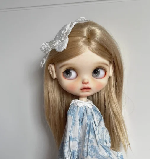 2025 2pcs floral style Blythe/Landoudou dress+ hairpin /6 30cm(Fit for azone,Pullip,Ob22/24/26, Licca)