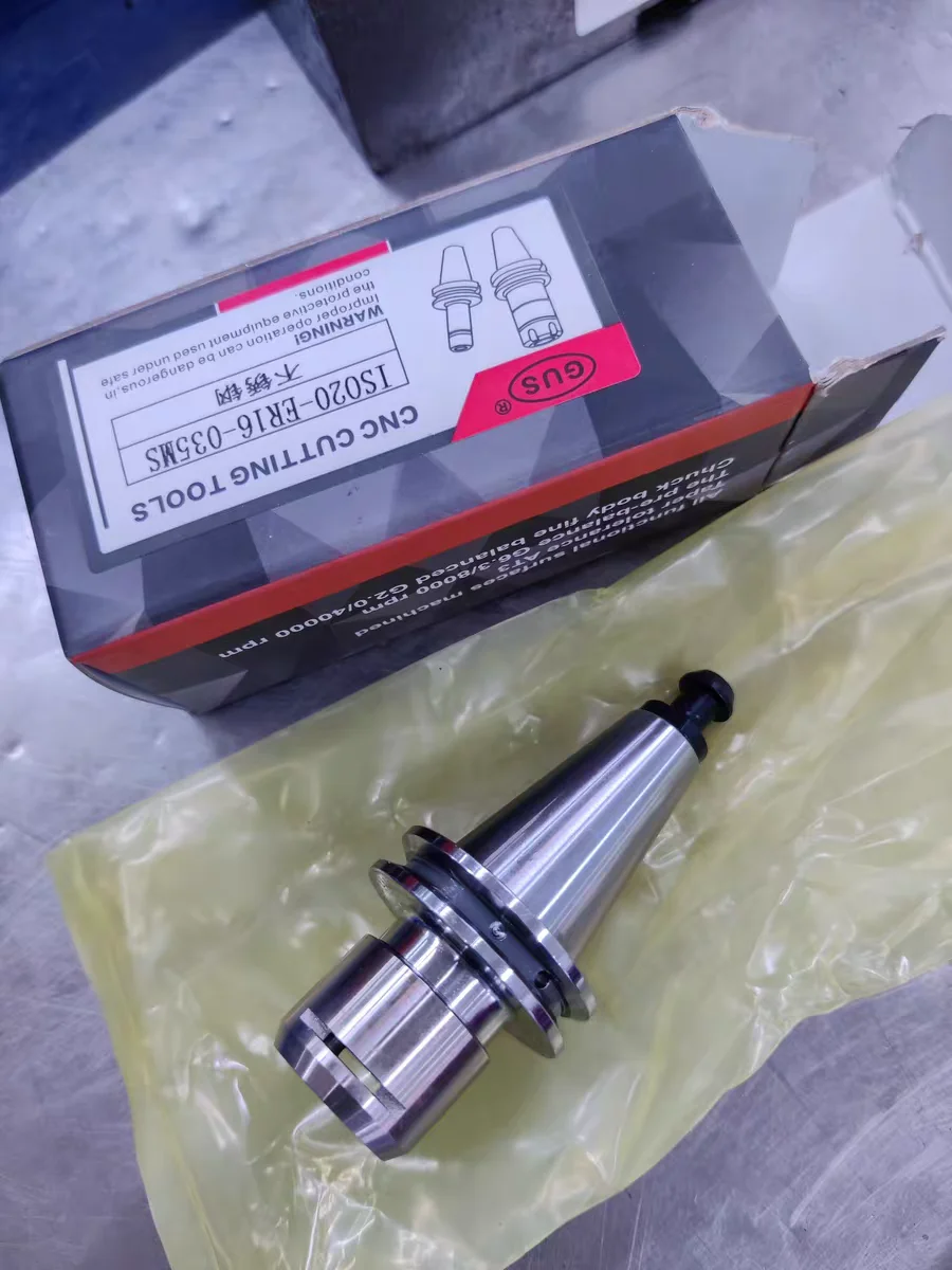 CNC 머신 센터용 고정밀 스핀들 공구 핸들, ISO10, ISO15, ISO20, ISO25, ER11, ER16, ER20