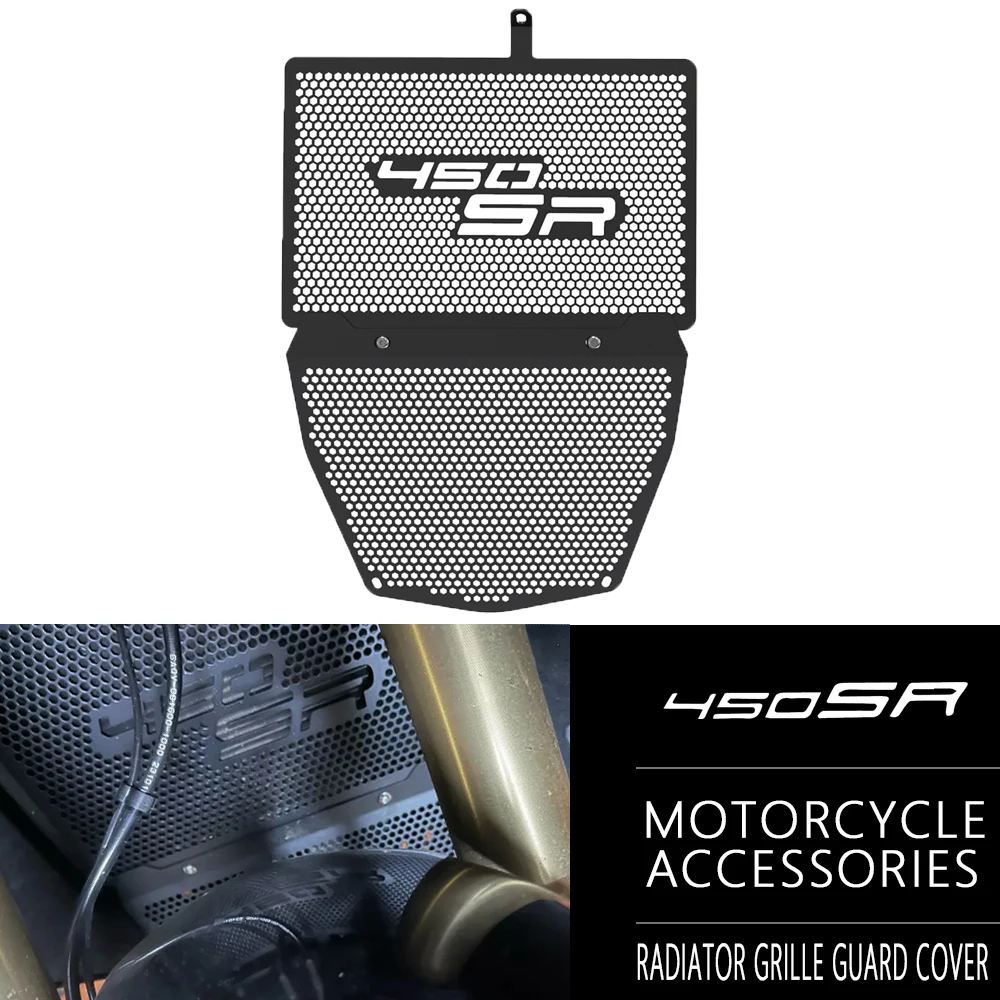 

For CFMOTO CF MOTO 450SR 450SS 450 SR SS SR-S 2022-2023 2024 Motorcycle Radiator Grille Grill Guard Protector Cover Protection