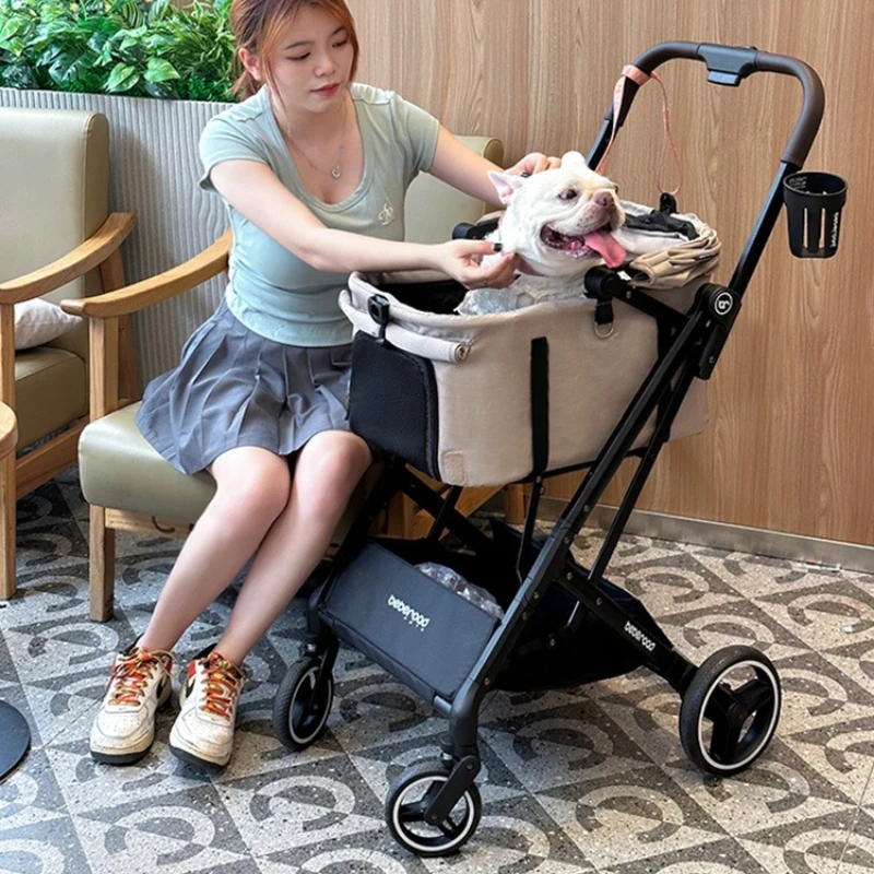 

X2 can be separated into one car, two-in-one pet cart, lightweight folding cat dog small dog