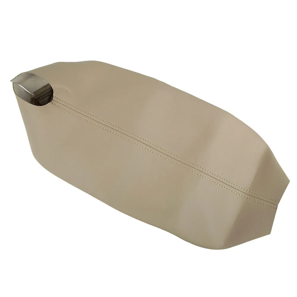 Fashion Armrest Cover Armrest Cover Skin Auto Parts Beige Car Accessories Center Console Lid Synthetic Leather