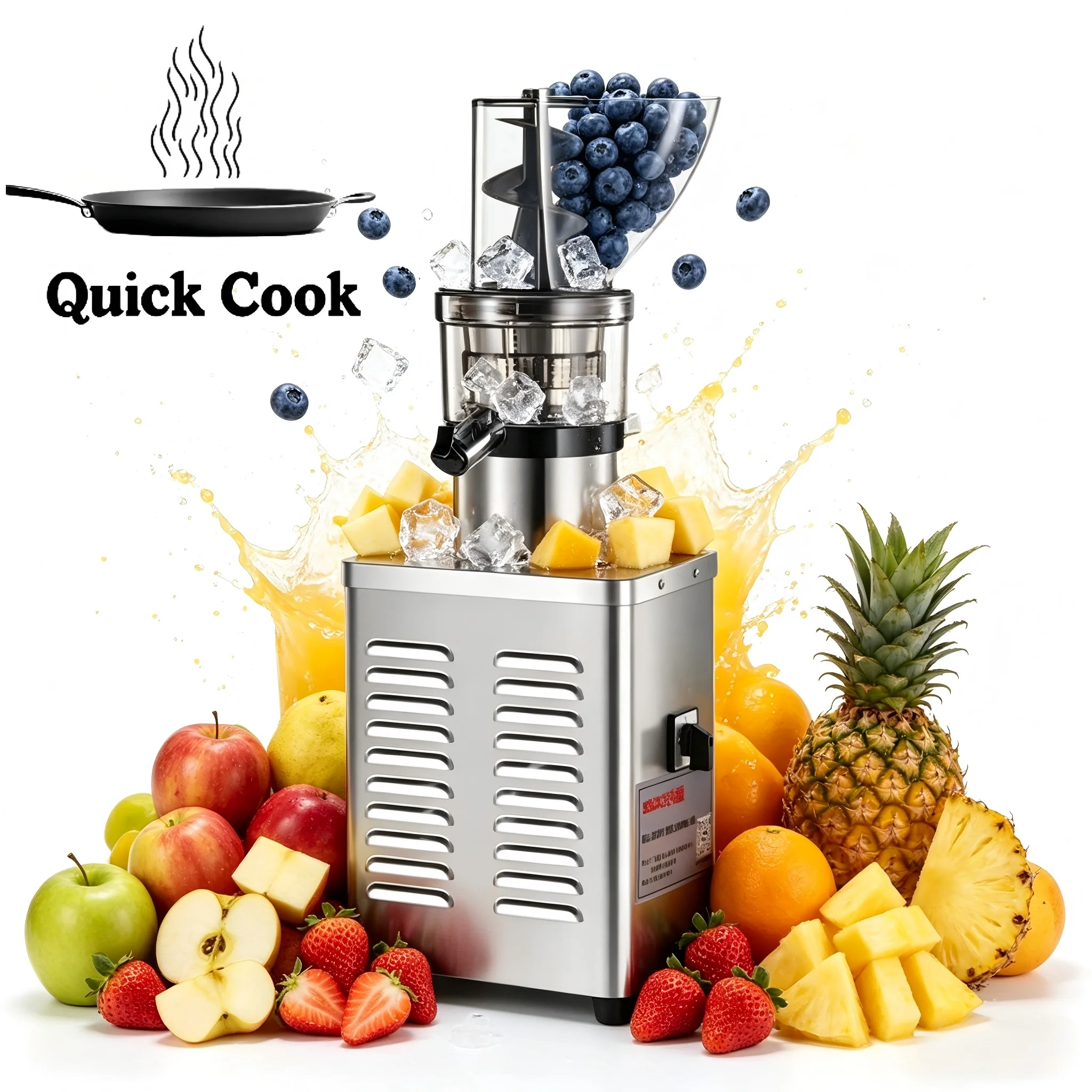 High-quality Countertop Automatic Professional Orange Juicer Residue Separation Extractor Machine