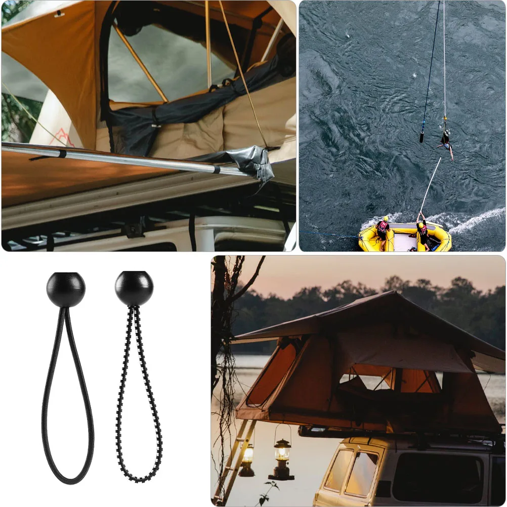 12本 テント固定ロープ 弾性結束ロープ アウトドア キャンプロープ 耐久性のある高耐久コード 軽量ストラップテープ 収納