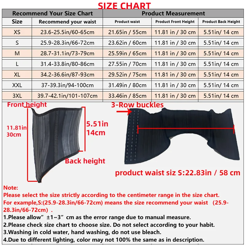 Comfortable Latex Waist Trainer Corset for Women - 25 Steel Bones, Belly Slimmer Body Shaper, Everyday Tummy Control Girdle