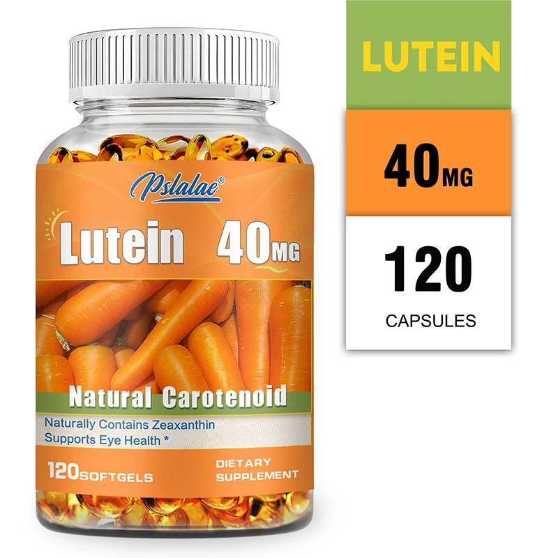 

Lutein 40mg - Antioxidant, Prevents Inflammation, Improves Dry Eyes, Promotes Vision and Eye Health, Improves Immunity, Non-GMO