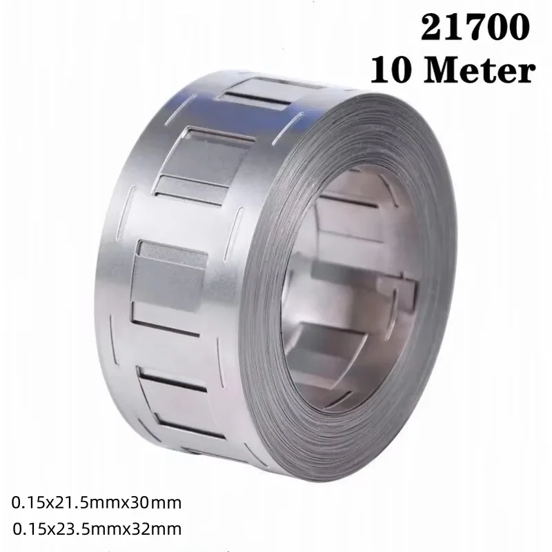 10M 2P 21700 0.15mm Nickel Plated Steel Strip Sheet Nickel Tape For Lithium Batteries Lithium Battery Spot Welder Welding Piece