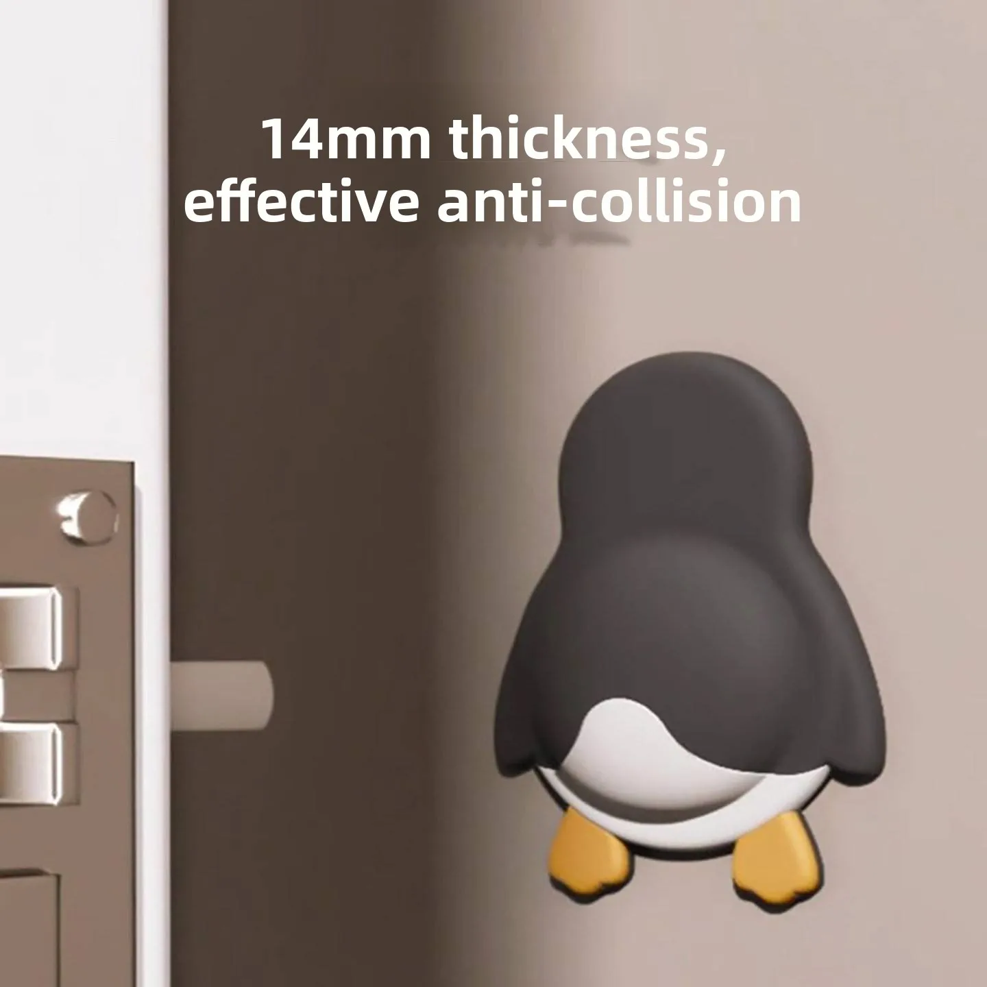 Silicone Anti-Collision Stickers Quiet Door Handle Pads Cabinet Door Stopper Refrigerator Door Decals Bag Accessories