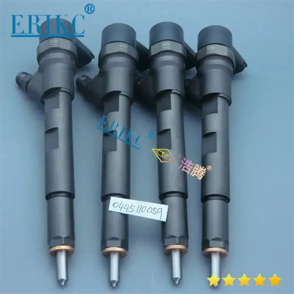 4PCS 0445110059 Fuel Nozzle 0445 110 059 Auto Diesel Spray Injector for CHRYSLER VOYAGER 2.5/2.8 CRD Jiangling 2.5L VM