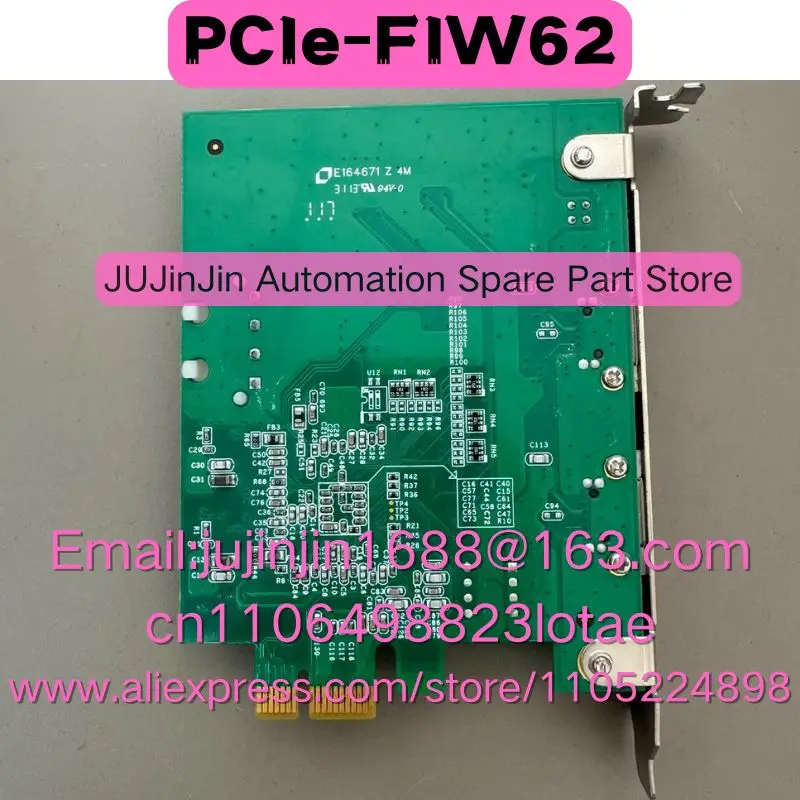 PCIe-FIW62 2CH IEEE-1394b PCIe x1  Used In Good Working Condition Quick Shipment