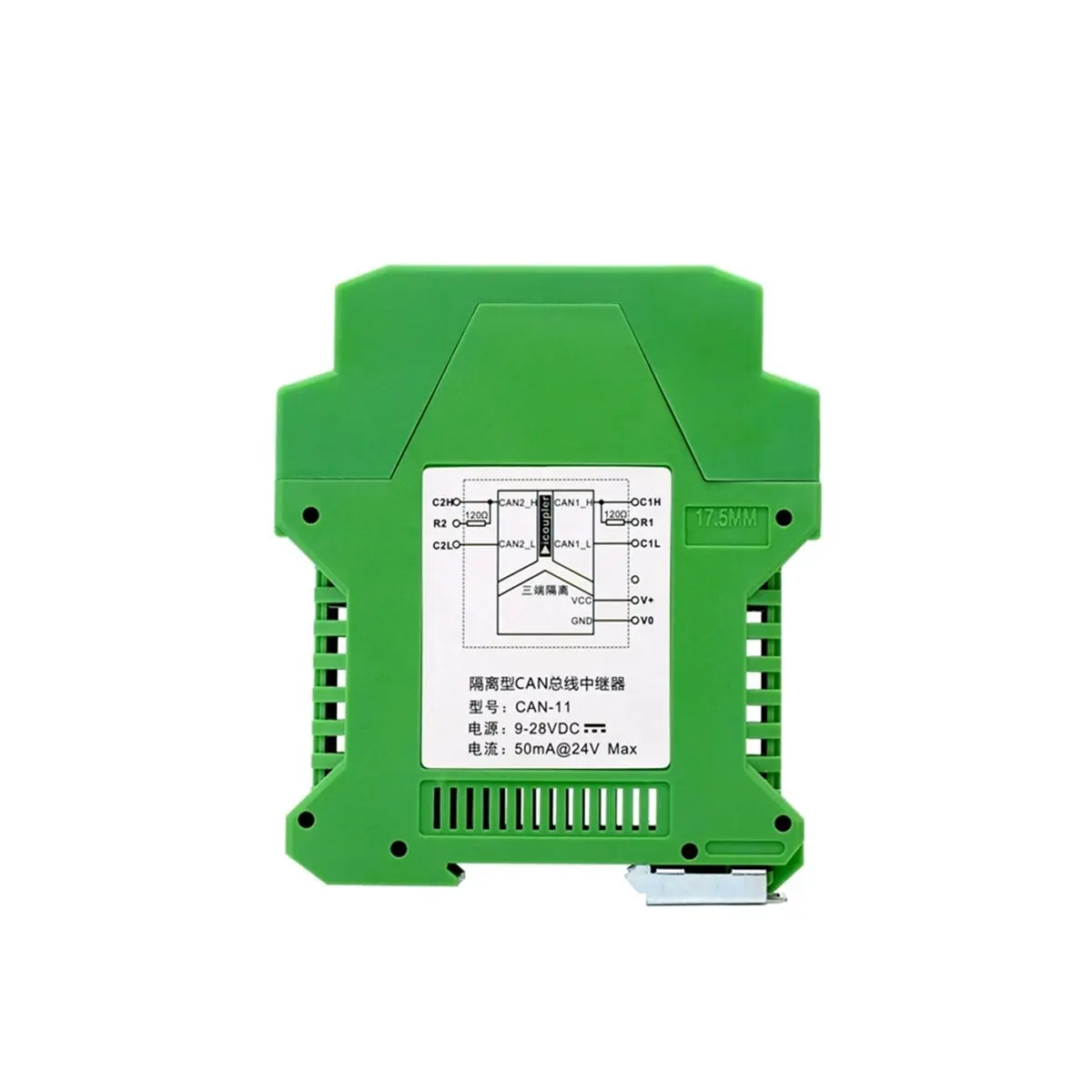 [AC18 Digital]/CAN Bus Isolator Module Repeater Isolation Barrier CAN Isolator 1 Input 1 Output CAN FD CAN 2.0A/B CDSENET 5Mbps