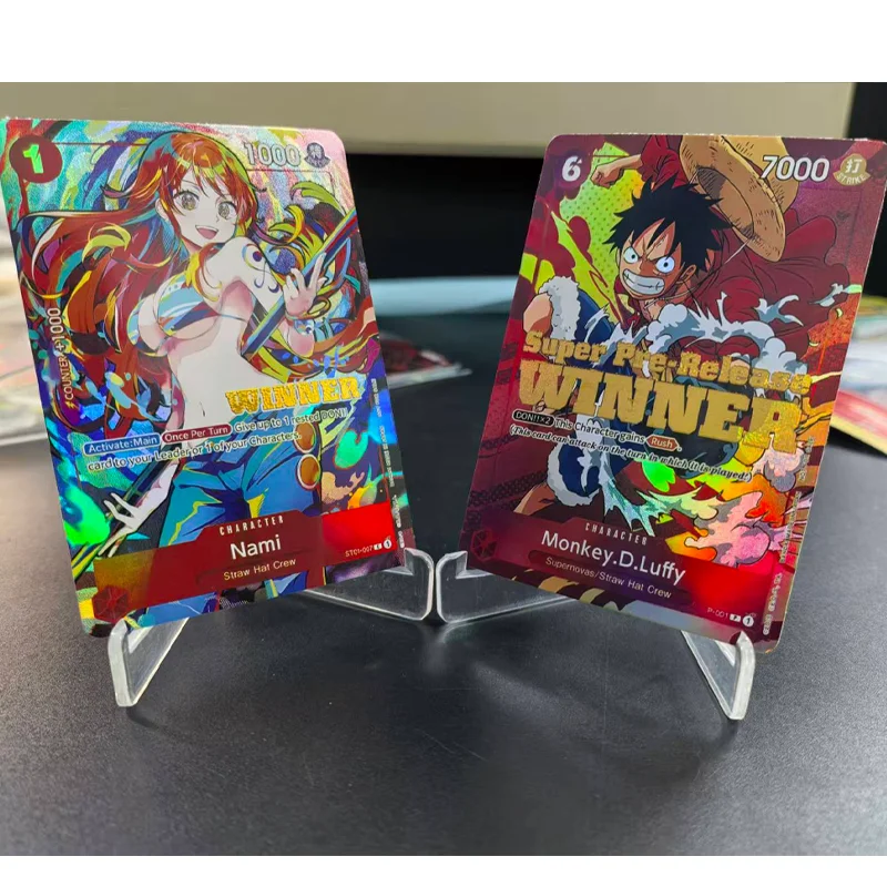 لتقوم بها بنفسك قطعة واحدة بطاقات Tcg نامي St01-007 C 2025 السنة الجديدة الحدث Monkey.d.luffy (P-001) مجموعة ترويجية بطاقات ألعاب أنيمي #3
