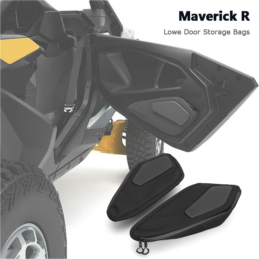 

UTV Lower Door Panel Storage Bag Waterproof Organizer Pouch For Can-Am Maverick R CAN-AM MAVERICK R Accessories