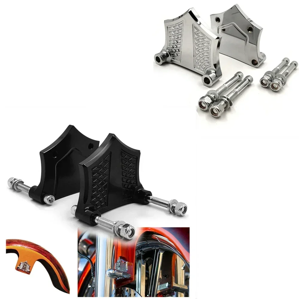 

Mudguard Bracket Front Fender Spacer Riser For 2014-2019 Harley Davidson Aftermarket Motorcycle Parts CNC 0.89"