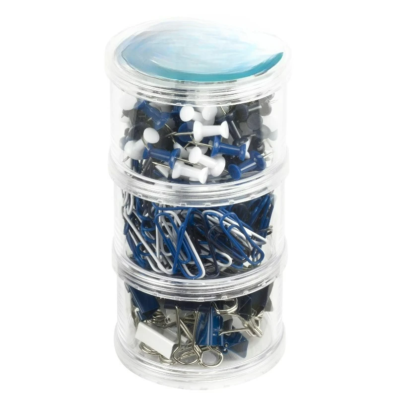 Clips and Pins Set, 295 Count, Assorted Color, Size