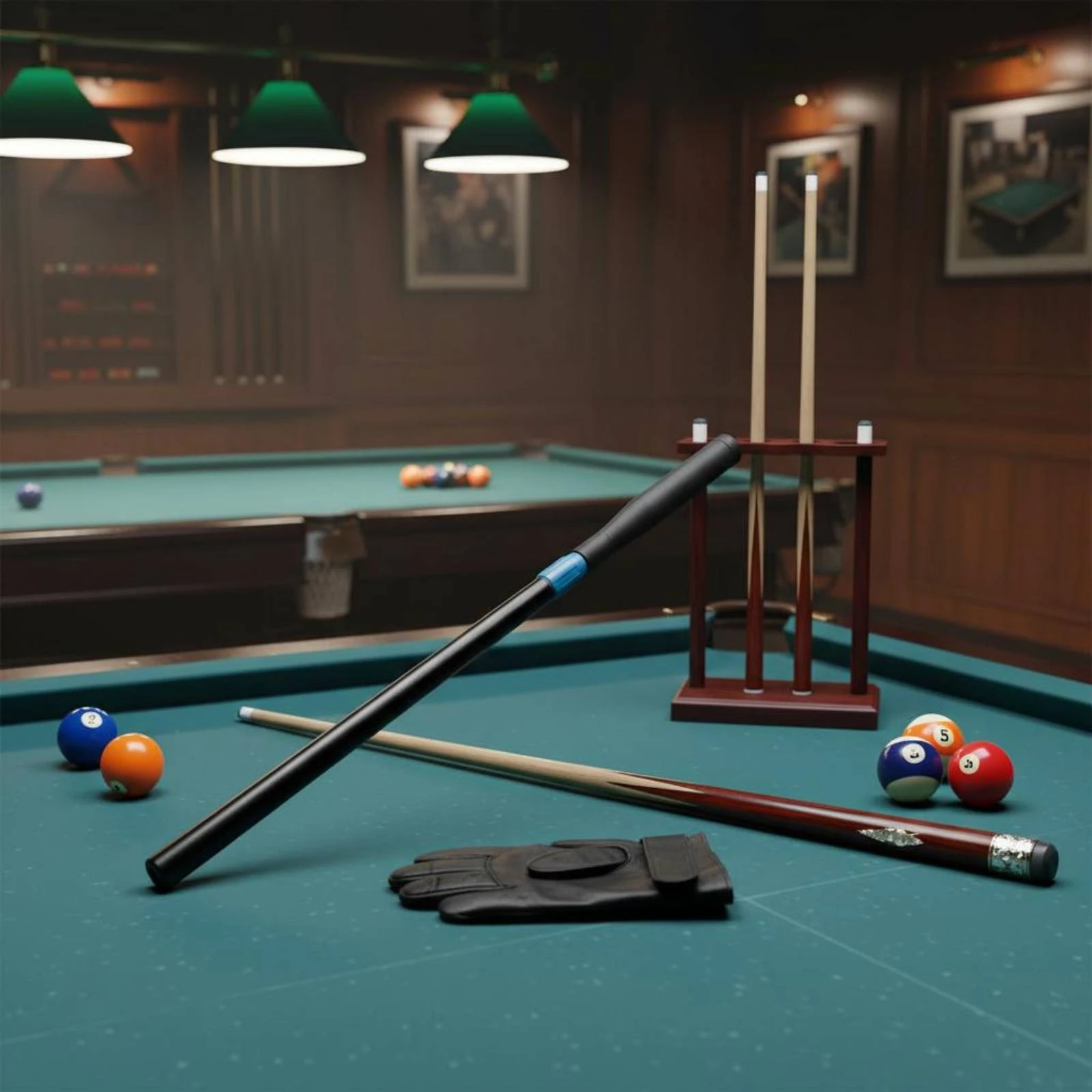 

English-Design Cue Extension Locking Collar Telescopic Cue Extension
