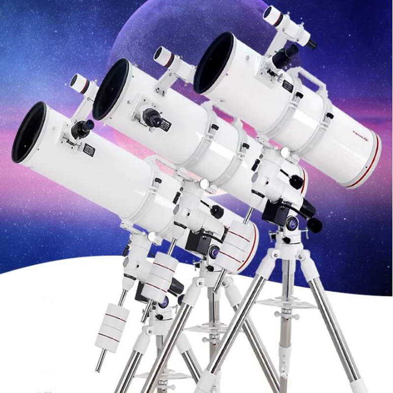 Maxvision 203/812mm 8 Inches Parabolic Newtonian Reflection Astronomical Telescope with EXOS-2 German Equatorial Mount