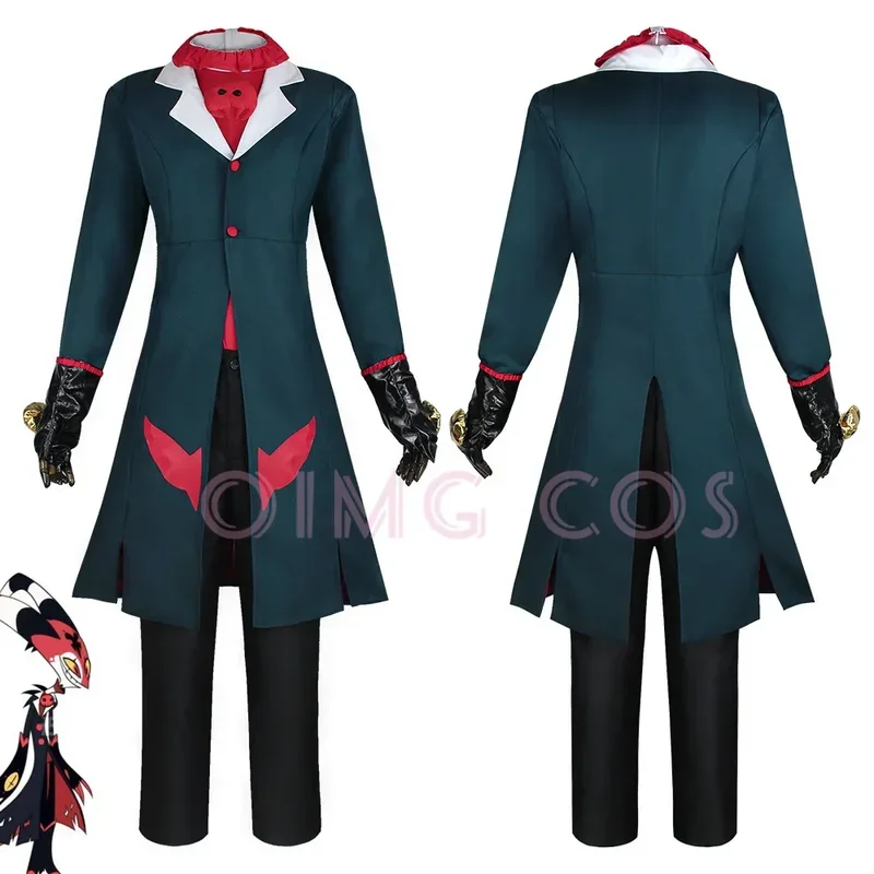 Angel Dust Hazbin Cosplay Uniform Costume Men's Suit Halloween Costumes