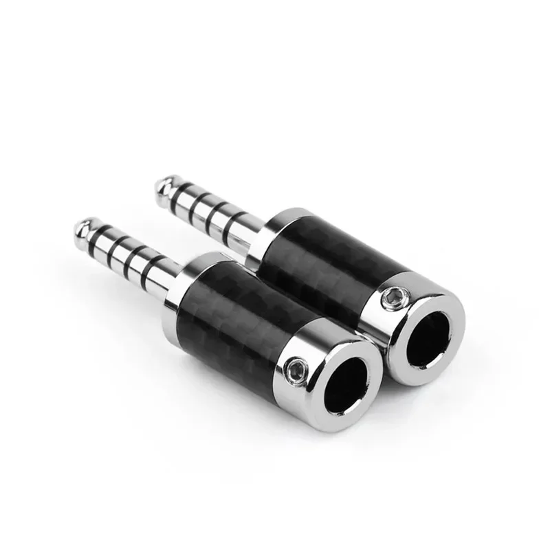 HiFi 4.4mm Plug Connector 5 Pole Balanced Interface Headphone Terminal Audio Jack Carbon Fiber Earphones Consumer Electronics