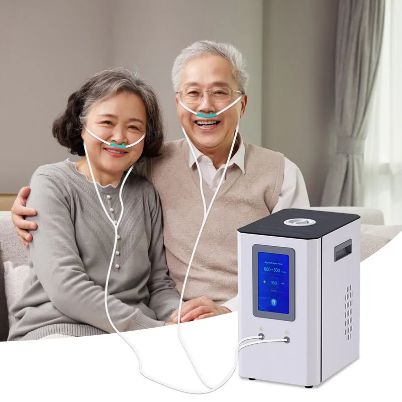 Lixes 900ml/min PEM Electrolyzer Hydrogen Generator 200W 11KG 320x230x400mm Hydrogen Breathing and Inhalation Machine