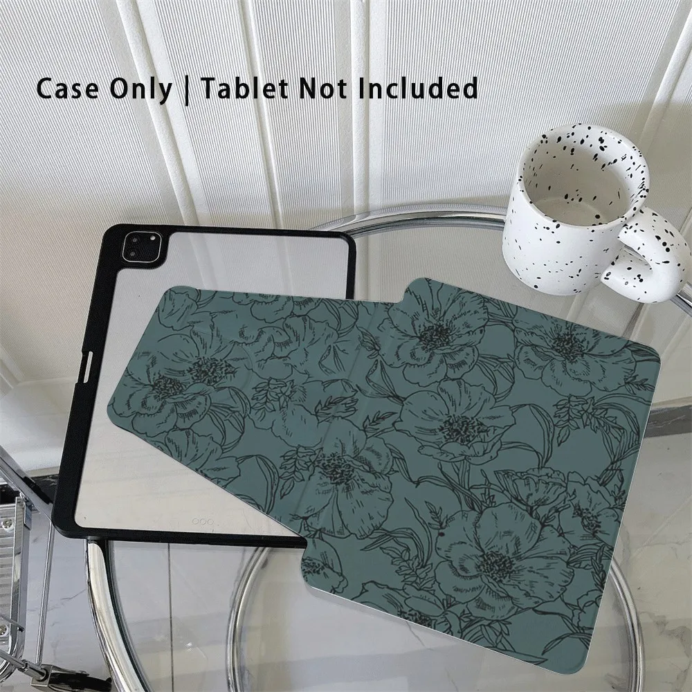 

360 ° Вращающийся складной чехол для легкой защиты вашей подушечки: совместим с iPad Air 6, Air 5,4,10,2024, air m3/a16 2025