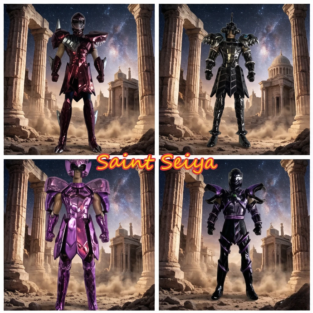En stock GK Saint Seiya Ghost 108 Evil Star - Earth Ghost Star Figura de resina de una pieza no articulada de 18.5cm, muñeco articulado.