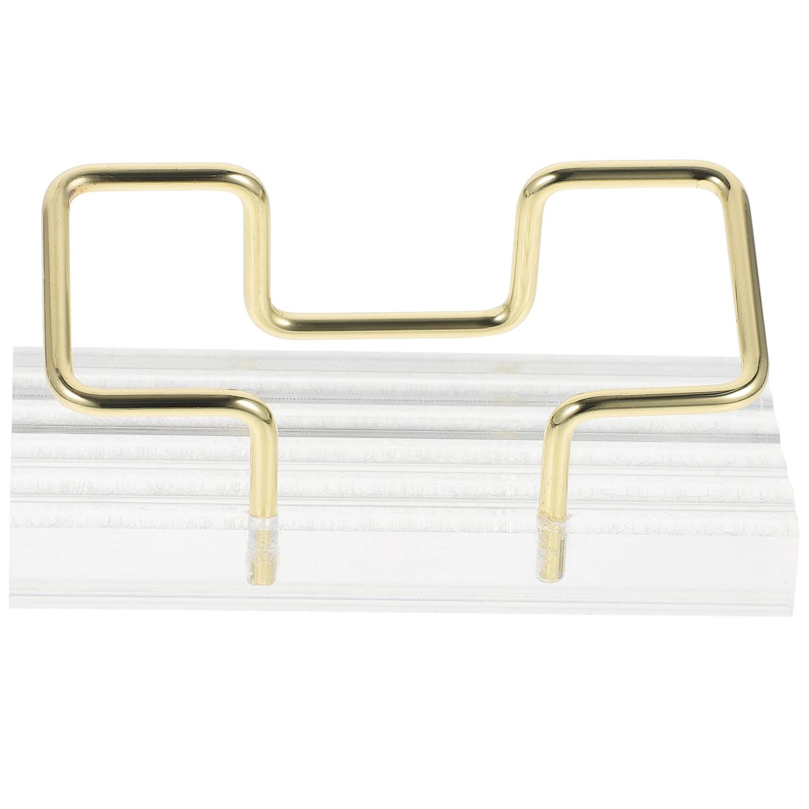 

Business Card Holder Desk Organizer Transparent Acrylic Metal Stand Compact Storage For Office Table Name Card Display