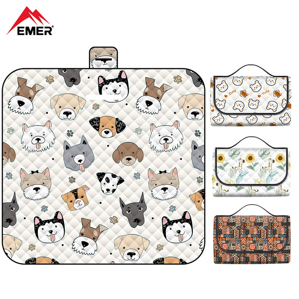 

EMER Simple Camping Mat Waterproof Moisture-proof Thick Carry Bag Picnic Mat Hiking Beach Traveling Outdoor Camping Supplies