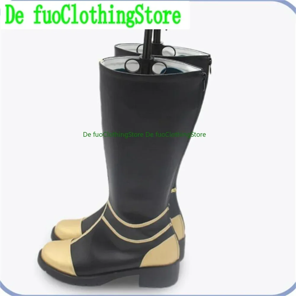 DefuoClothing شياو جينشين تأثير تأثيري أحذية الأحذية لعبة أنيمي حفلة الهالوين عيد الميلاد متجر الأحذية #6