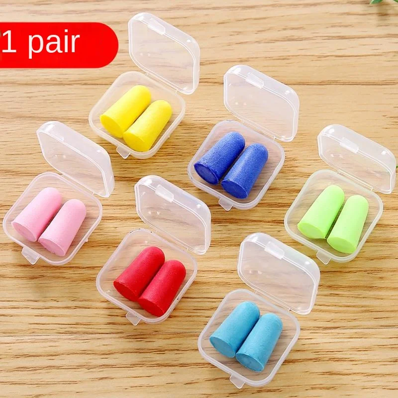 Soft Silicone Ear Plugs Sound Insulation Ear Protection Earplugs Anti Noise Snoring Sleeping Plugs for Travel Noise Reduction