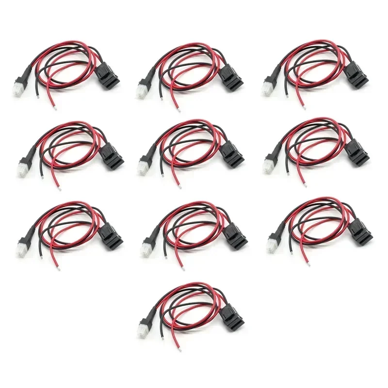 Lot 10PCS 1M Short Wave 30A Fuse Power Supply Cable Cord Line For Yaesu FT-857D FT-897D IC-725A IC-706 IC-78 Radio Walkie Talkie