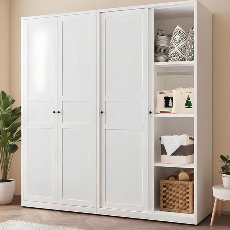 

Шкаф для хранения в бытовой спальне, шкаф с простой сборкой в металлическом каркасе