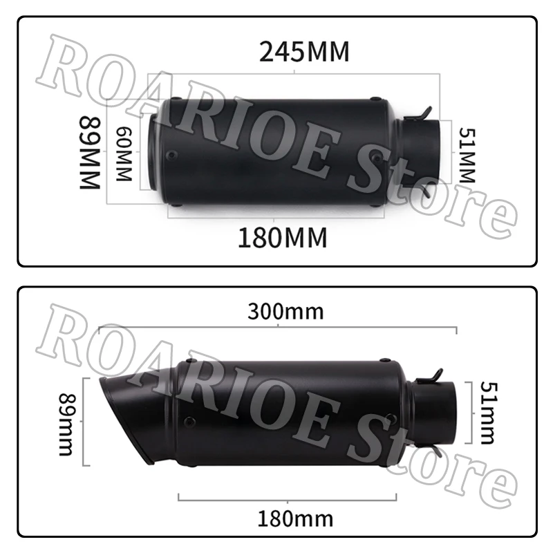 Slip On For SUZUKI GSXR1000 GSX-R1000 2009 2010 2011 Motorcycle Left Right Exhaust System Modify Muffler Escape Middle Link Pipe