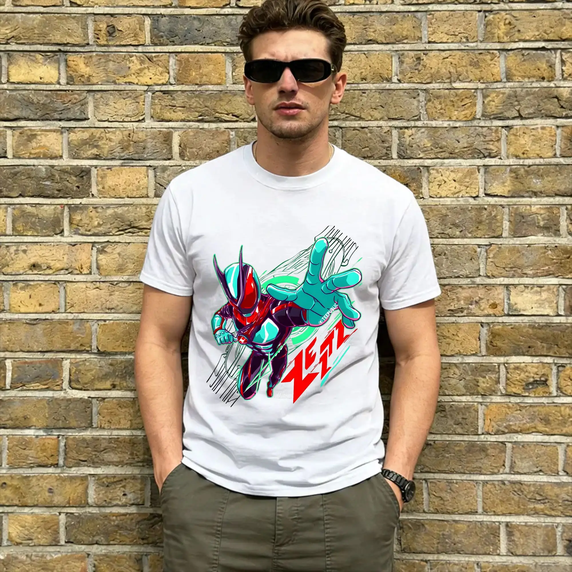 Unique Kamen Riders T-Shirts for Men Crew Neck 100% Cotton T Shirts  Short Sleeve Tees Plus Size Tops
