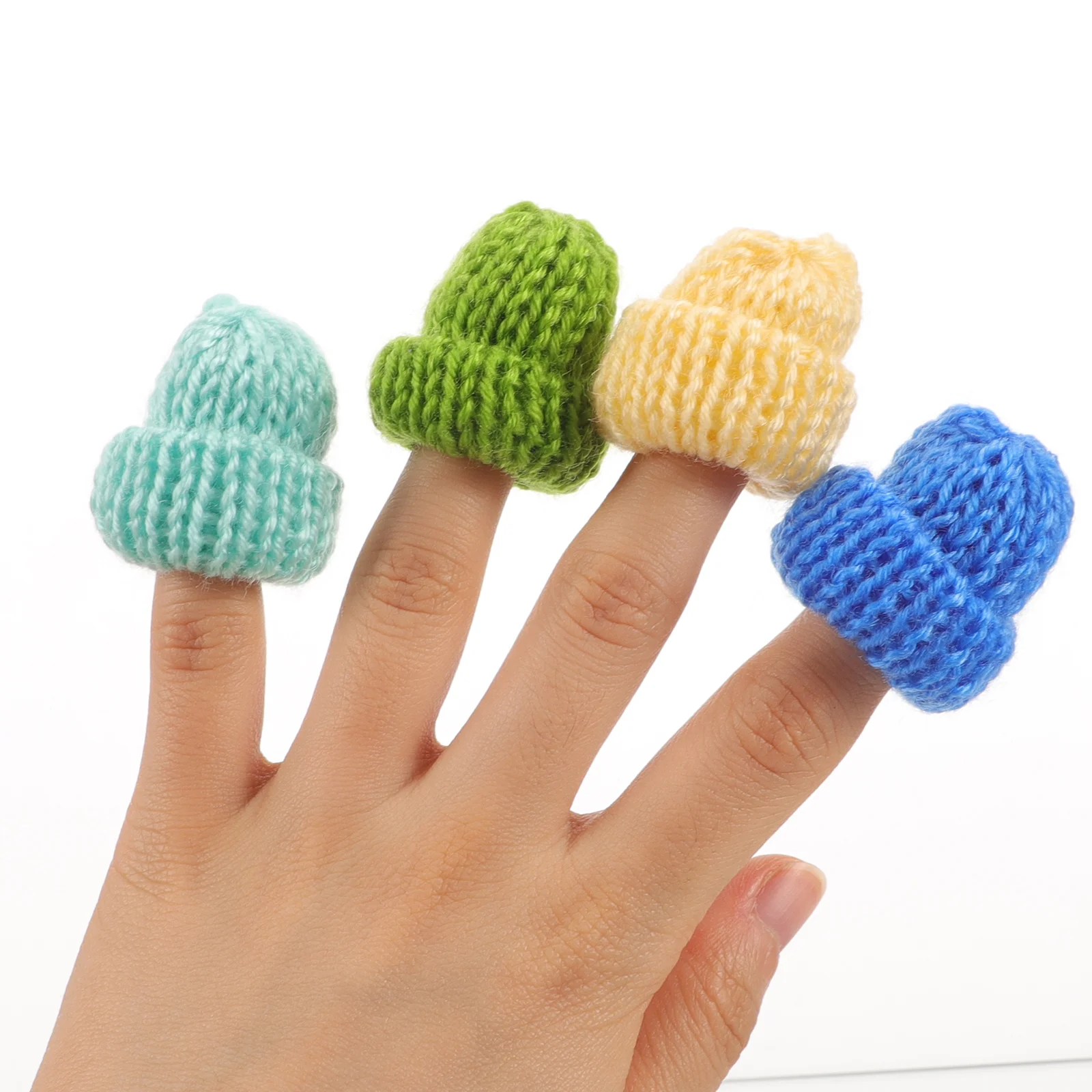 20 PCS Small Hat Mini for DIY Craft Hats Knitting Cute Crochet Decor Phone Case