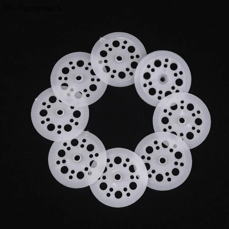 50/100 قطعة 45 مللي متر البلاستيك غسالات مسطحة تحميل نشر البولي بروبلين غسالة ل مسامير تحديد لوحات العزل