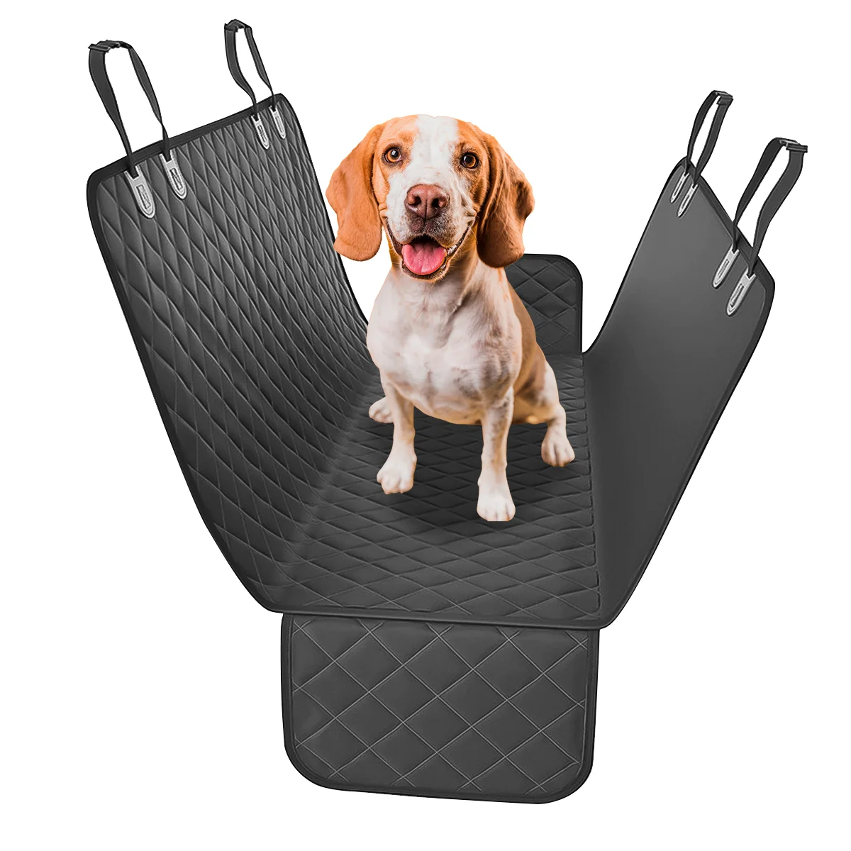 Pet Protective Cover Rear Car Seat Dog Cat Animals Waterproof + Guide