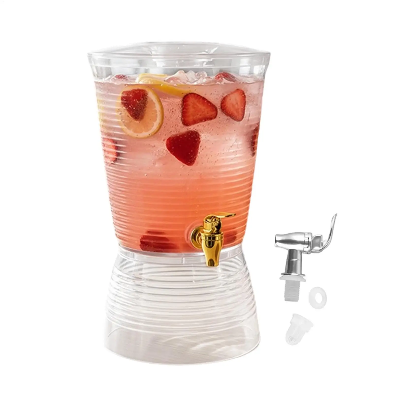 Lemonade Dispenser 6L Beverage Container Cocktail Dispenser With Spigot For Entertainer Bartenders Women Men Home Party