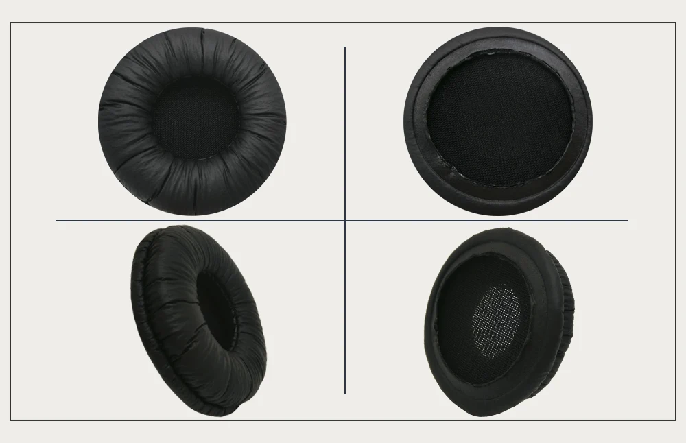 Bantalan Telinga Pengganti untuk Plantronics SupraPlus HW251N HW261N Bagian Headset Penutup Lengan Earphone Penutup Telinga Kulit
