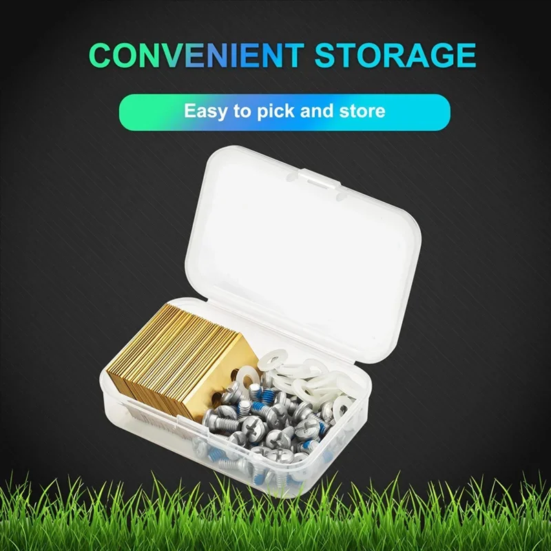 Mammotion Luba & Yuka 全シリーズ用ワッシャーネジ付き交換ブレード 36 個、交換用ロボット芝刈り機ブレード Drop shi