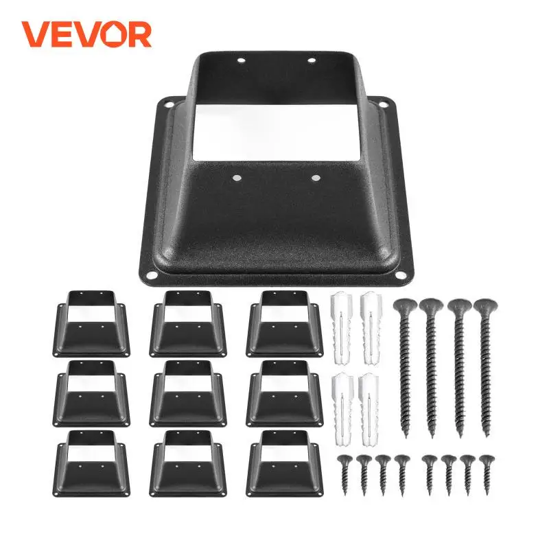 VEVOR 5/10/20PCS Decking Post Base Cover Steel 4x4